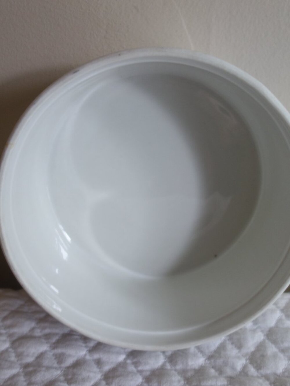 CORDON BLEU BIA France Casserole Souffle Dish - Blue White Floral - Picture 4 of 7